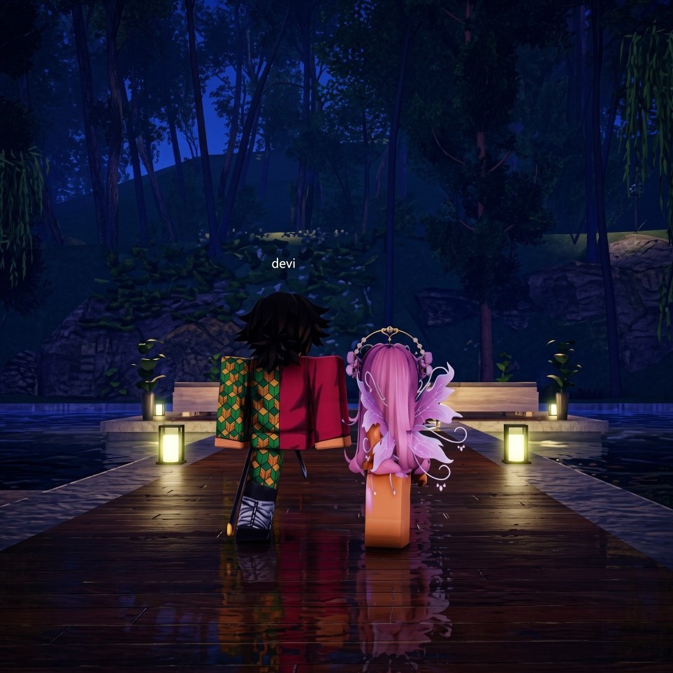 Night pier shader look